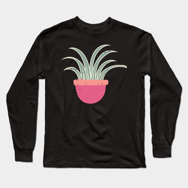 Aloe Vera Illustration | Pastel Long Sleeve T-Shirt by gronly